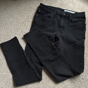 Men's H&M black skinny jeans 31x32 &Denim black 360° tech stretch